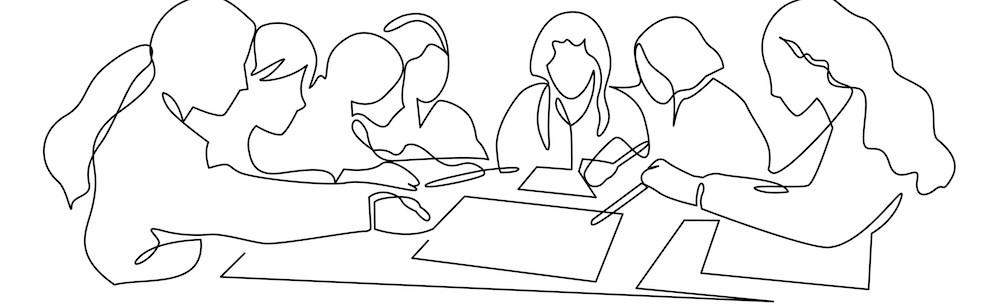 image of people on computers